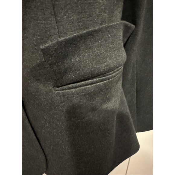 Cartonnier Anthropologie women's gray blazer jacket shoulder pad S pockets lined - Picture 4 of 13